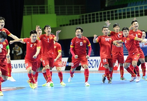 BXH Futsal thế giới tháng 2/2016: Việt Nam tăng mạnh, Iran số 1 châu lục